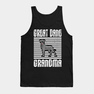 Great Dane Grandma Proud Dogs Tank Top